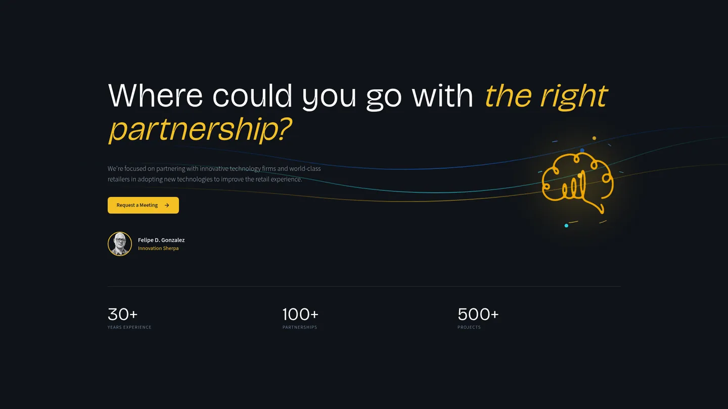 Homepage screenshot of wiredfor.biz